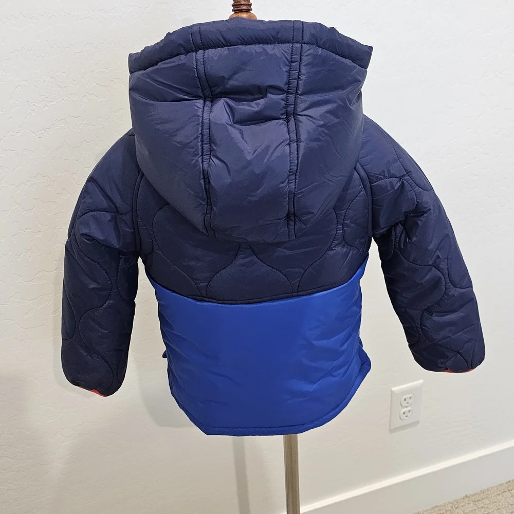 NWT ADVENTUREWEAR 360 Blue Quilted Jacket - Boys Size 4